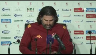 Bursaspor Teknik Direktörü Üzülmez'den maç sonrası değerlendirme