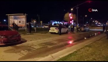 Bursa'da zincirleme trafik kazası: 1 yaralı