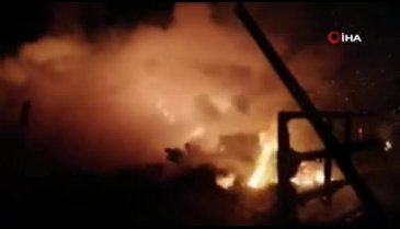 Çöpleri yakayım dedi, bağ evini yaktı