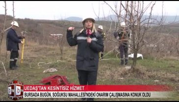 UEDAŞ kesintisiz hizmet için çalışıyor (ÖZEL HABER)