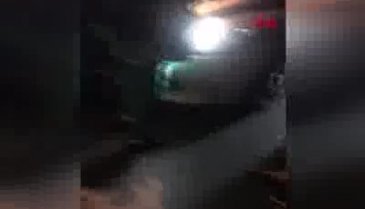 Kucağında bebeği olan kadının üzerine otomobili sürdü
