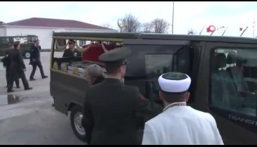 Cumhurbaşkanı Erdoğan şehit cenazesine katıldı