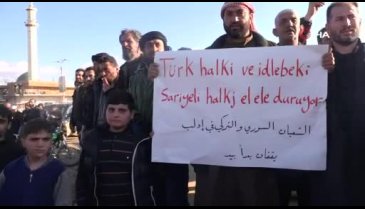 İdlib'den TSK'ya destek