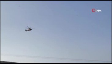 Suriye sınırında helikopter hareketliliği
