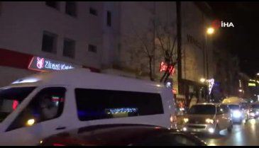 Bursa'da 500'e yakın araç İdlib şehitleri için bir araya geldi