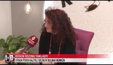 Bursa'da uygun fiyata kaliteli gelinlik bulmak mümkün (ÖZEL HABER)