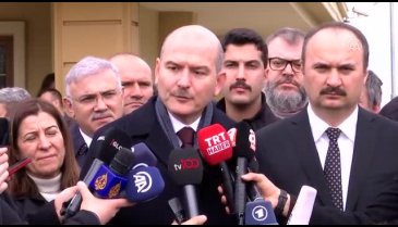 Bakan Soylu, Yunanistan sınırını havadan inceledi