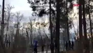 Sınırda bekleyen göçmenlere müdahale