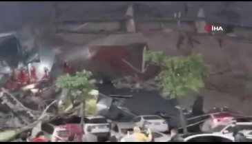 Çin'de koronavirüs hastalarının kaldığı otel çöktü!