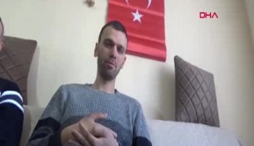 İdlib'de yaralanan Uzman Çavuş Ersin Yıldız, Bursa'daki evine geldi