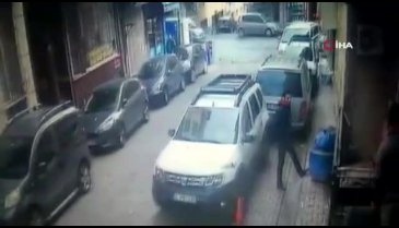 Kağıthane'deki dehşet anları kamerada