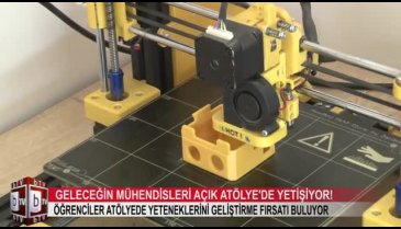 Geleceğin mühendisleri Bursa'daki Açık Atölye'de yetişiyor! (ÖZEL HABER)