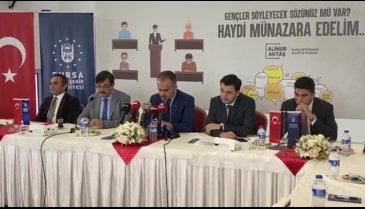 Bursa'da liseliler münazara edecek