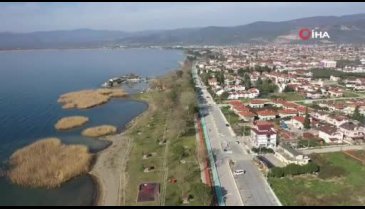 Bursa İznik sahilleri yaza hazır