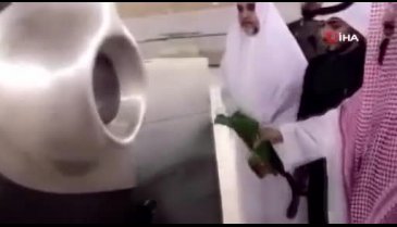 Kabe'de korona virüsüne karşı sterilizasyon çalışmaları yapıldı