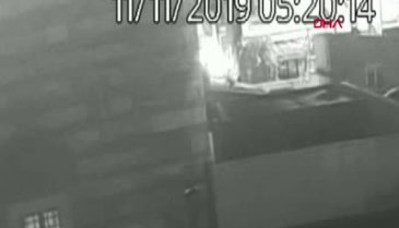 Le Mesurier'in düşme anı kamerada