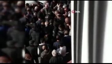 Taciz iddiasına meydana dayağı