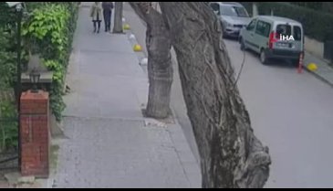 Gaspçıya direnen kadın metrelerce sürüklendi