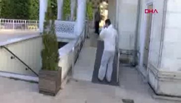Cumhurbaşkanı Erdoğan'a cuma namazı sırasında termal kameralı önlem