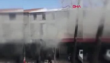 Bursa'da metal atölyesinde yangın