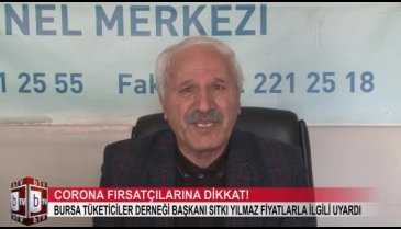 Bursa'daki corona fırsatçılarına dikkat! (ÖZEL HABER)