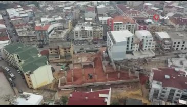 Bursa Kestel otopark ve pazar alanında hummalı çalışma