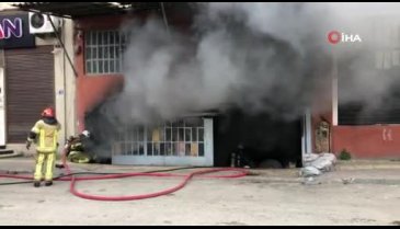 Bursa'da 3 katlı tekstil atölyesinde yangın çıktı!
