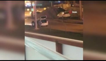 Dövülerek aracın bagajına koyulan genci polis kurtardı