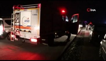 Polisten kaçarken su kanalına uçtular!