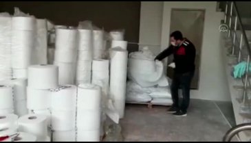 Bursa'da kaçak 10 bin tıbbi maske ele geçirildi
