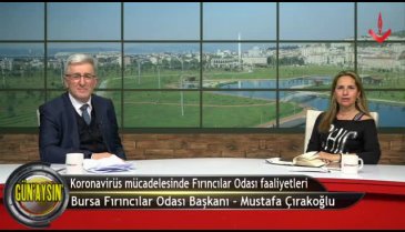 Koronavirüs mücadelesinde Fırıncılar Odası faaliyetleri