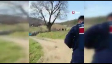 Bursa'da jandarma dağda hayvan otlatan yaşlı kadını böyle uyardı