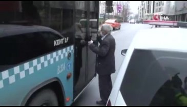 Yaşlı adamın otobüs şoförleriyle imtihanı