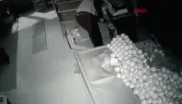 Bursa'da manavdan hırsızlık kamerada