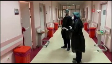 20 hasta, alkışlarla taburcu edildi