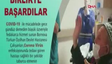 84 yaşındaki koronavirüs hastası taburcu oldu