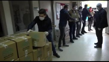 Bursa Nilüfer'de ihtiyaç sahiplerine gıda desteği