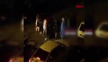 Uyarı dinlemediler, yol ortasında halay çektiler