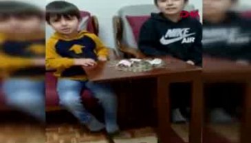 Bursalı minikler harçlıklarını ihtiyaç sahiplerine bağışladı