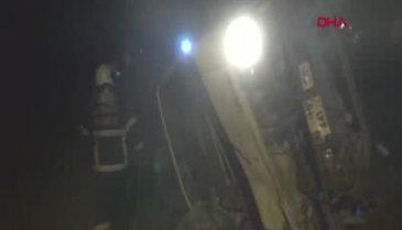 Koronavirüsü ve sosyal mesafeyi hiçe sayıp kazayı film gibi izlediler