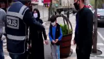 10 yaşındaki çocuğuyla sokağa çıktı! "Ölürse benim çocuğum, sana ne oluyor"