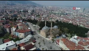 Bursa'da tarihi mekanlar sessizliğe büründü