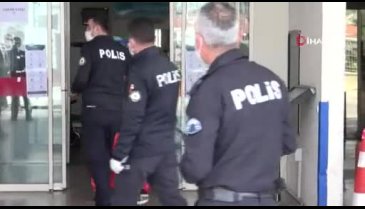 Test için gittiği hastanede güvenlik görevlilerine saldırdı