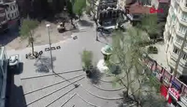 Bursa'nın cadde ve sokaklarında sakinlik