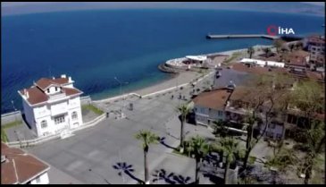 Bursa'da sahiller boş kaldı