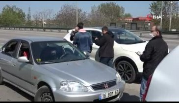 Bursa'da sokağa çıkma tedbirleri kapsamında cezalar devam ediyor