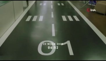 TK-1920 gökyüzünde ay yıldız çizdi
