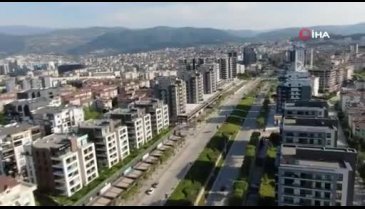 Bursa FSM Bulvarı da sessizliğe gömüldü