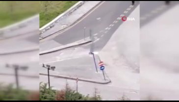 Trafik polisine saldıran zanlı yakalandı