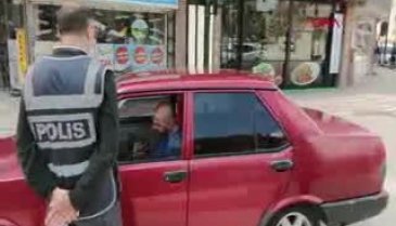 Bursa'da manav ve fırına araçlarıyla giden sürücülere ceza